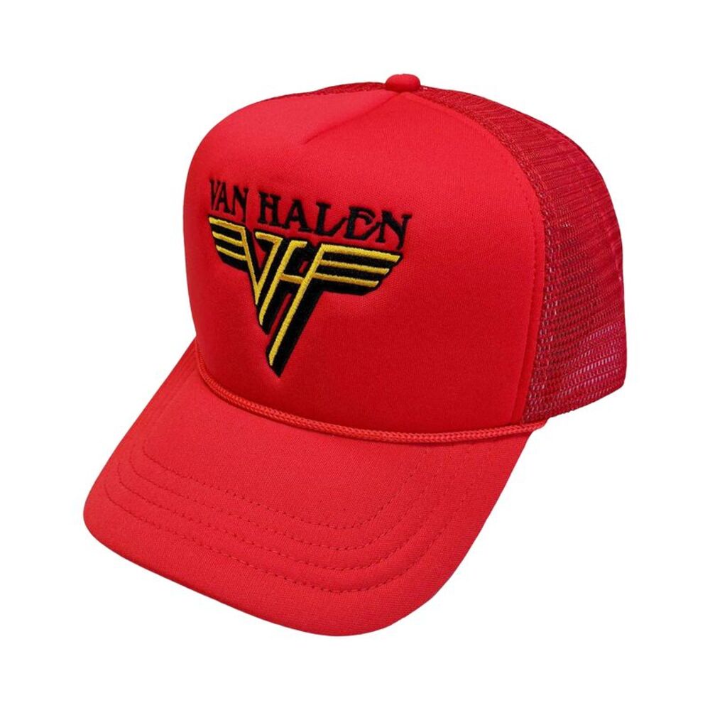Van Halen Unisex Adult Logo Mesh Cap / Red/Yellow/Black